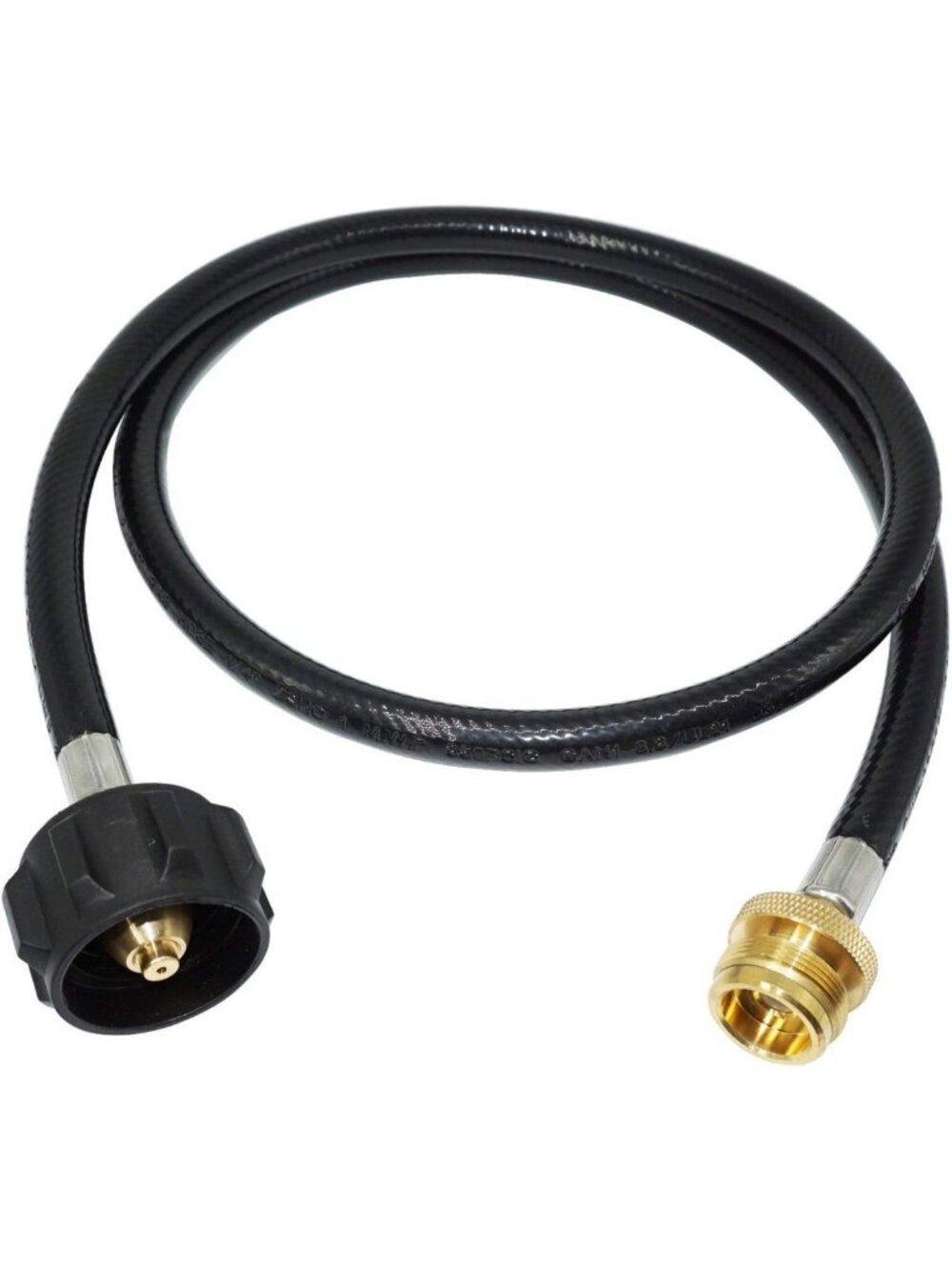 4ft Propane Adapter Hose 1lb to 20lb Converter for QCC1/Type1 Tanks - Certified